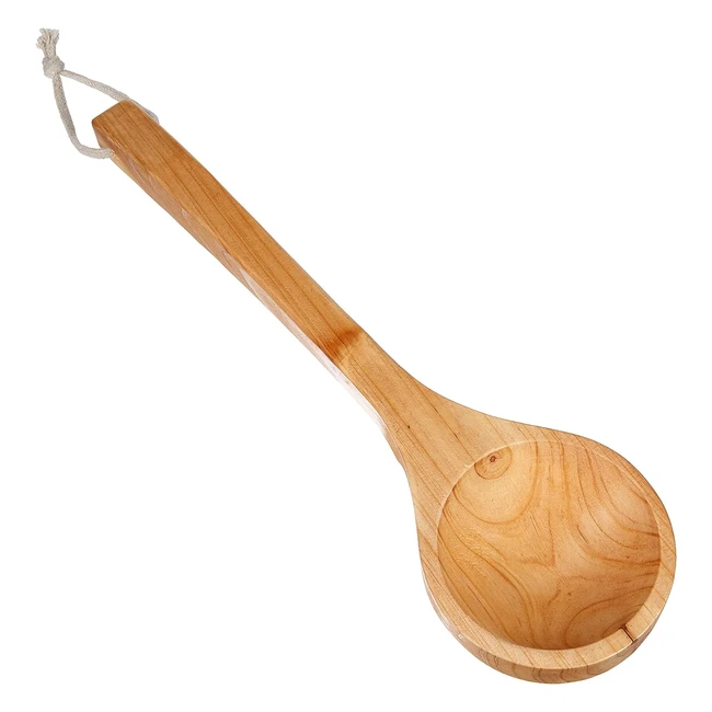 Louche en bois pour sauna Croll Denecke longueur 40 cm qualit suprieure
