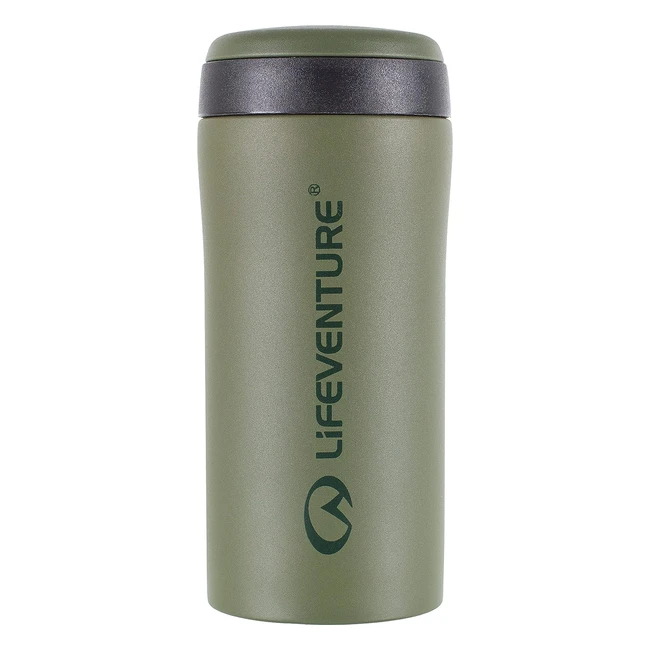 Vaso Térmico Lifeventure Isobecher Unisex - Mantén tus bebidas calientes o frías por 4 horas - Acero inoxidable de grado alimenticio - 300ml