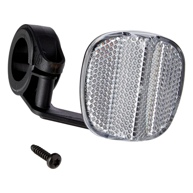 Clear Plastic Handlebar Mounted Front Reflector for Bicycles - Raleigh GDL204
