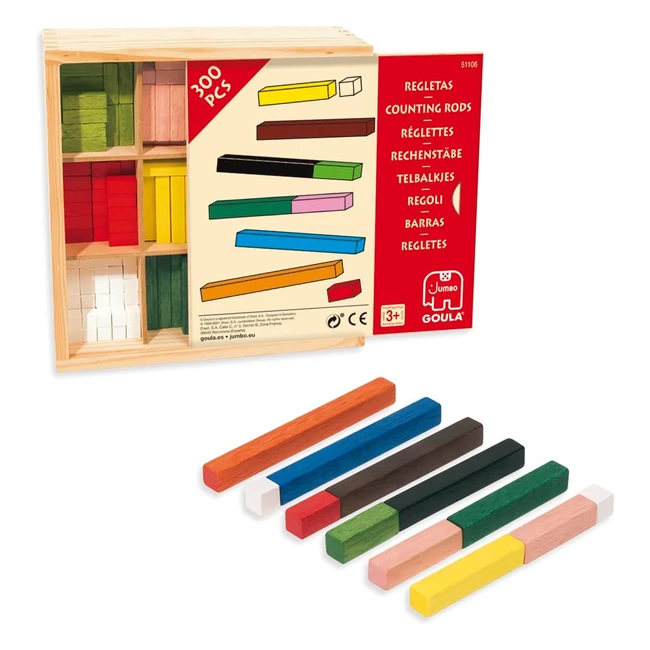 Juego Educativo Goula Regletas 10x10 - Aprende Matemticas - Desde 3 Aos