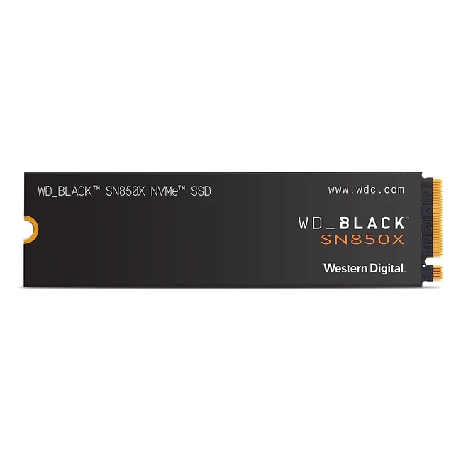 WD_BLACK SN850X 2TB M.2 PCIe Gen4 NVMe Gaming SSD - Up to 7300 MB/s Read Speed
