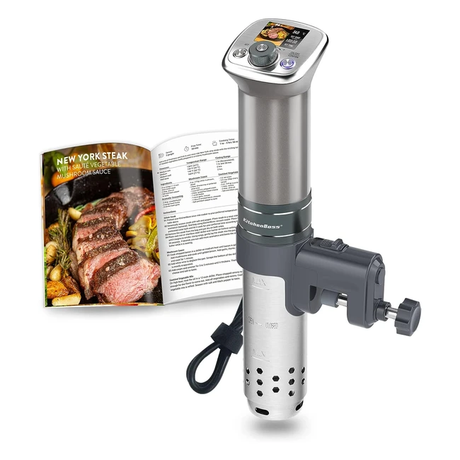 Sous Vide Roner Baja Temperatura KitchenBoss G320 Pro Plata