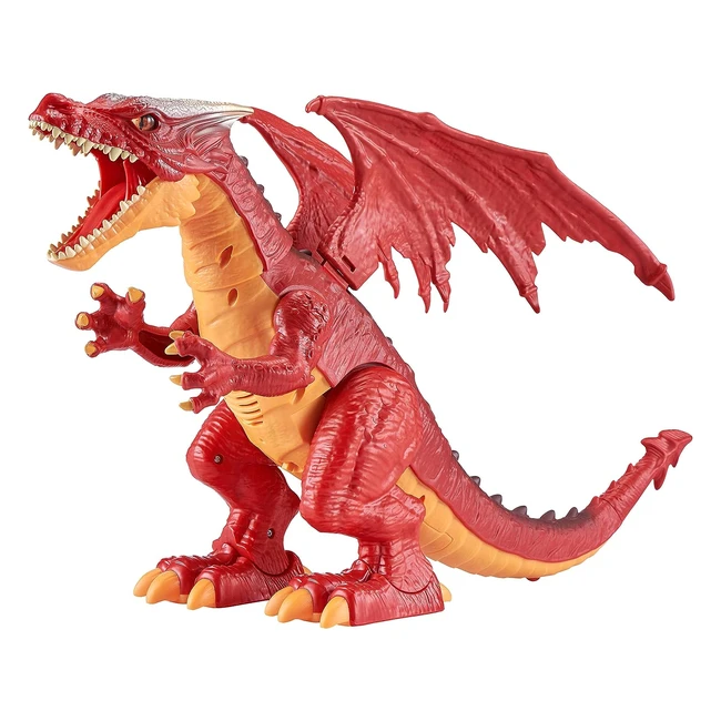 Robo Alive Dragn Robtico Rugidos de Fuego - Mueve Ruge y Lanza Fuego