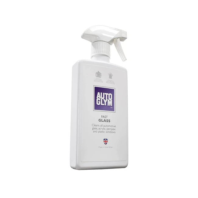 Autoglym Fast Glass 500ml - Car Window Cleaner for Windscreen Mirrors and More
