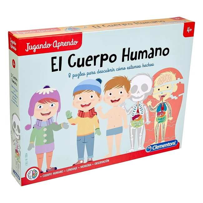Juego Educativo Clementoni Cuerpo Humano - A partir de 4 aos - Espaol