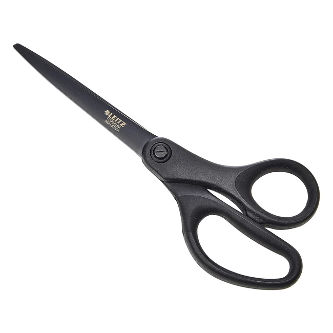 Titan Schere Nonstick 205 mm SB Schwarz - Rostfrei Softgrip Verstellbare Schra