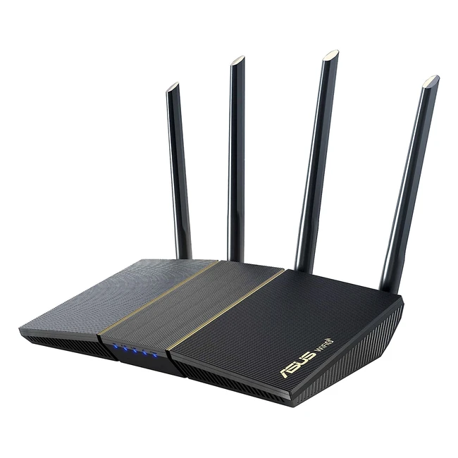 Router ASUS RT-AX57 AX3000 WiFi 6 de Doble Banda - Seguridad de Red Instant Guard - Control Parental Avanzado - VPN Integrada - Compatible con AiMesh - Gaming y Streaming Hogar Inteligente