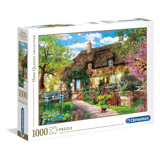Puzzle Clementoni 1000 Piezas Paisaje Naturaleza Antigua Casita de Campo - Ref 