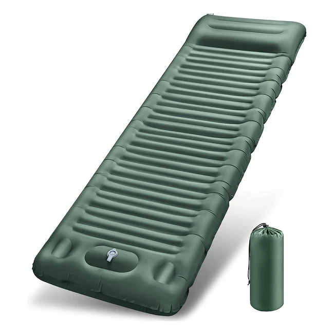 Materassino Campeggio Autogonfiabile Jemulice 12cm - Ultraleggero e Impermeabile