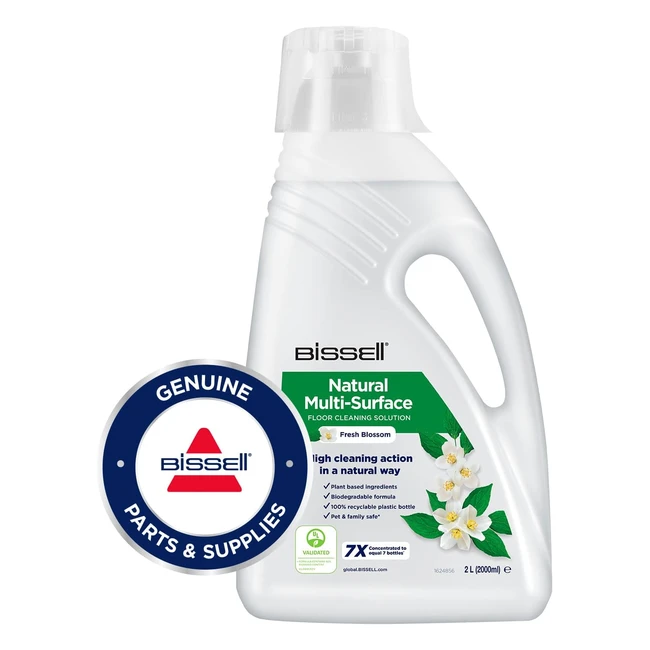 Bissell Natürliche Multiflächen-Bodenreinigungslösung, 2 Liter, 30961