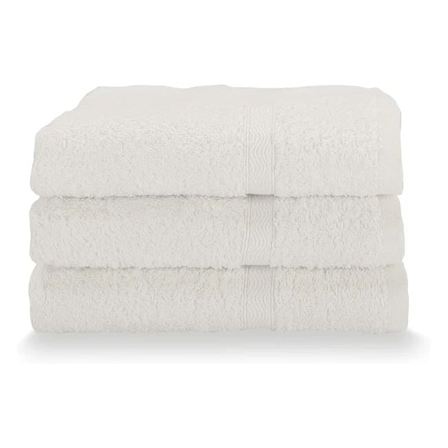 Gabel Asciugamani Ospite in Cotone Idrofilo 40x60 cm - Set da 3 - Bianco