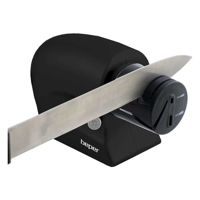 Aiguiseur lectrique Beper ABS noir P102ACP001 - Restaure les ciseaux tournevi
