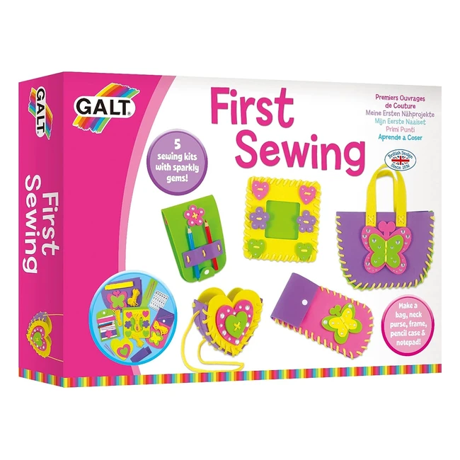 Galt Toys First Sewing Craft Kit - Ages 5 - Easy and Fun