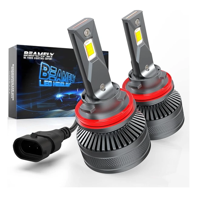 Ampoules LED H11 18000lm - Phares avant de voitures - Beamfly