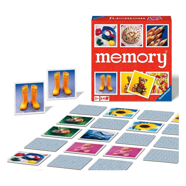 Ravensburger Junior Memory Game - Educational Toddler Toy for Kids Age 3+