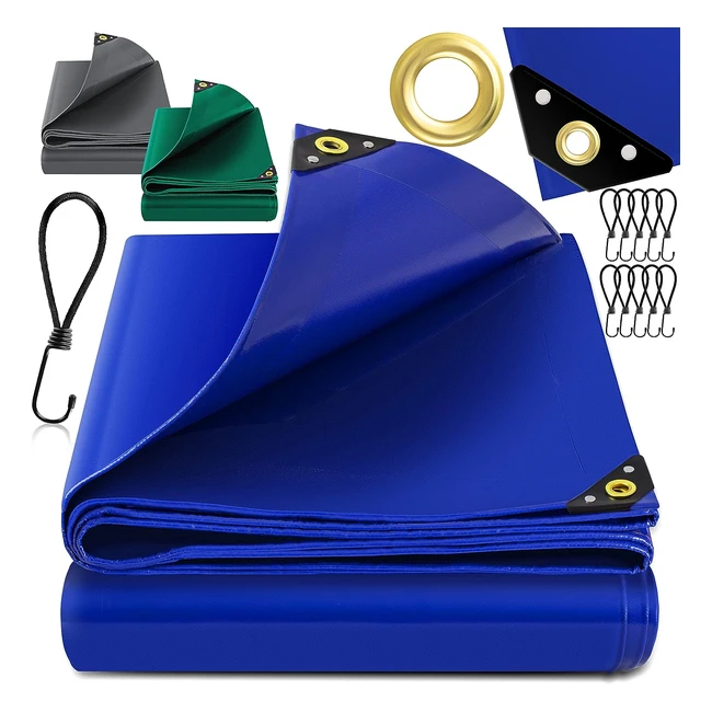 Kesser Premium Abdeckplane 400x700cm  Wasserdicht  Reifest  10 Haken  Univ