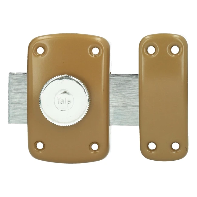 Verrou de porte Yale YV10BT403 - Sécurité renforcée - Cylindre 23mm - 5 goupilles
