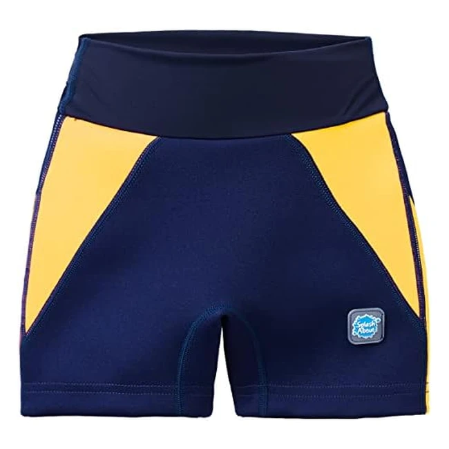 Splash About Toddler Jammers Navy Yellow 34 Years - Leak Proof  Comfortable