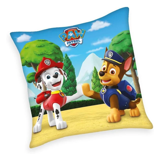 Coussin décoratif Herding Paw Patrol, polyester multicolore, 40x40 cm, lot de 1