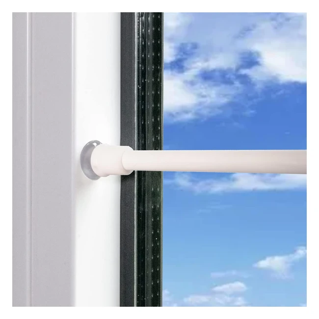 Tringle Rideau Extensible 40-60cm - Facile à Installer - Prévention de la Rouille