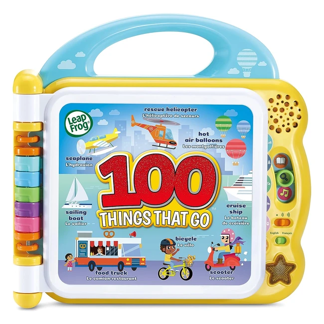 LeapFrog 100 Things That Go Baby Toddler Book - Educational and Interactive Bili