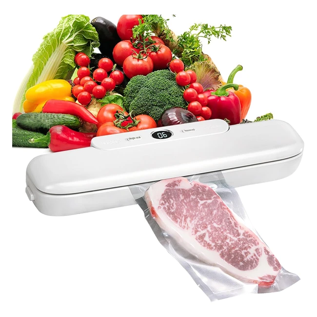 Machine sous vide alimentaire Lixiin avec 40 pcs sacs sous vide - conservez vos aliments frais plus longtemps