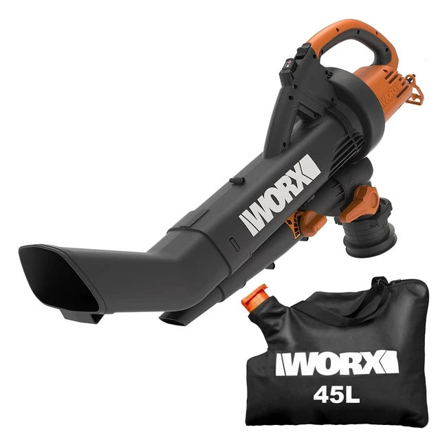Soplador 3000W Worx WG505E - Potente y versátil