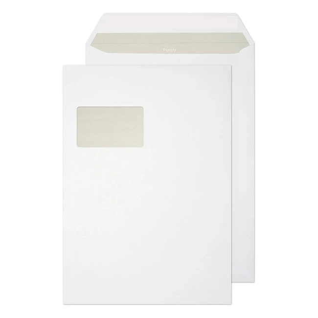 Enveloppes adhsives avec fentre - Blake Purely Everyday C4324 - 250 pices