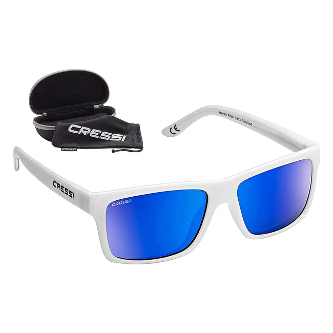 Lunettes de soleil Cressi Bahia - Sportif adulte unisexe - Noir/verres fumés