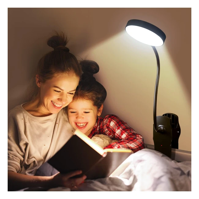 Flexo LED Escritorio One Fire Pinza 450 Lumen 36 LED Luz Lectura Cama USB Recargable