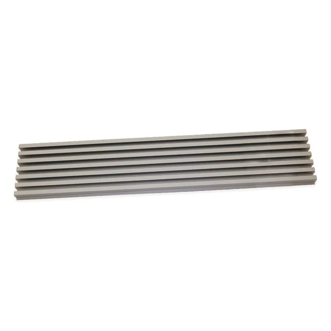 Emuca Oven Ventilation Grille - Inox Anodized Aluminium - Easy Assembly - Cleani