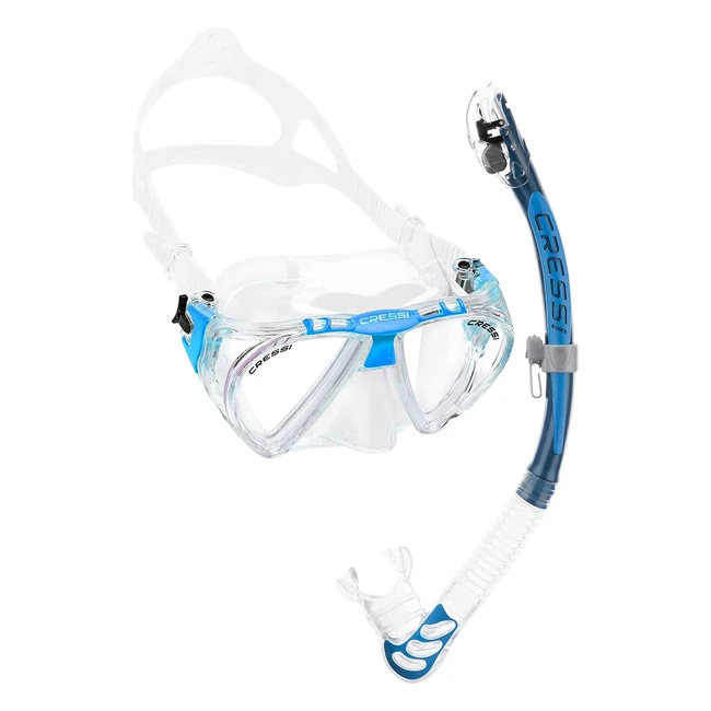 Cressi Pano3Dry Kits Máscara Tubo - Unisex Adulto