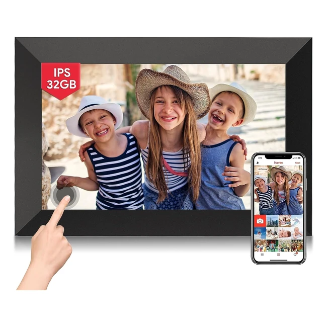 Cadre photo numrique WiFi 101 pouces IPS tactile partagez vos photos via la