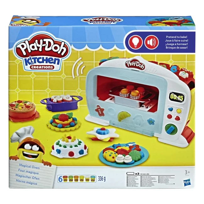 Play-Doh Kitchen Creations Magical Oven - Lights Sounds 6 Colors
