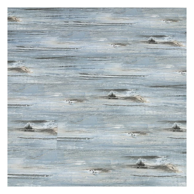 Selbstklebender Vinylboden  PVC Bodenbelag  Holzoptik  Wasserdicht  Verschle