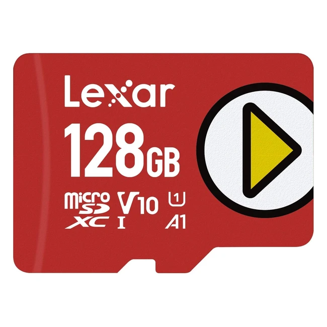 Lexar Play 128GB Micro SD Card - Up to 150MB/s Read - Compatible with Nintendo Switch, Smartphones, and Tablets