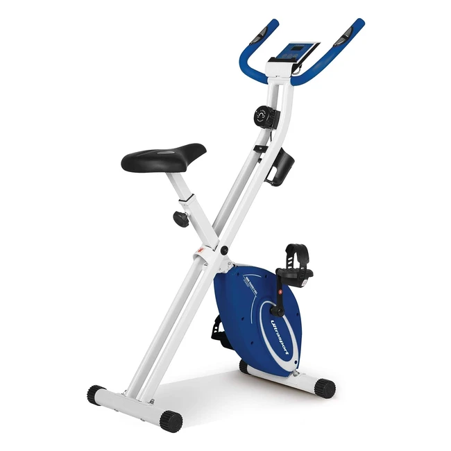 Ultrasport Fbike Frider Basics Fahrradtrainer Fitnessfahrrad LCD Trainingscomputer Klappbarer Heimtrainer