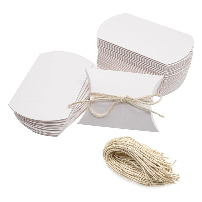 Scatole Regalo Vintage in Carta Kraft - 50 Pezzi