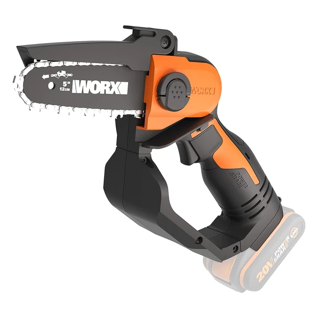 WORX WG324E9 18V 20V Max Pruning Saw - Lightweight One-Handed Cordless - 1 fo