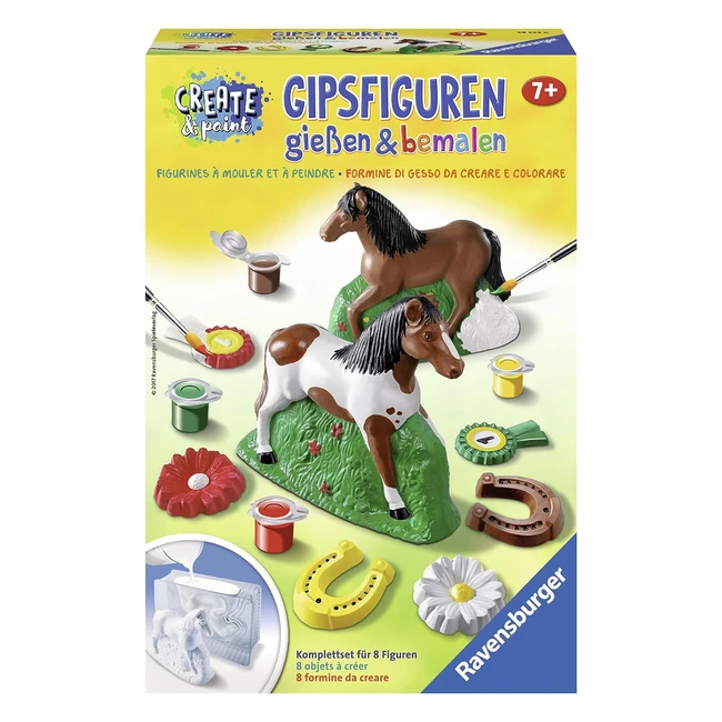 Set Statuette Gesso Ravensburger 285228 - Paint Horse