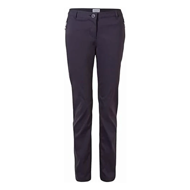 Craghoppers Women's Kiwi Pro Trousers - Dark Navy L | Stretch, UPF40, Water Repellent