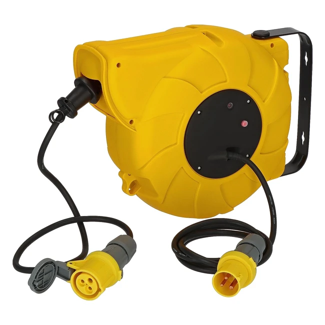 Brennenstuhl Automatic CEE Cable Reel - 18m/162m - Outdoor Use