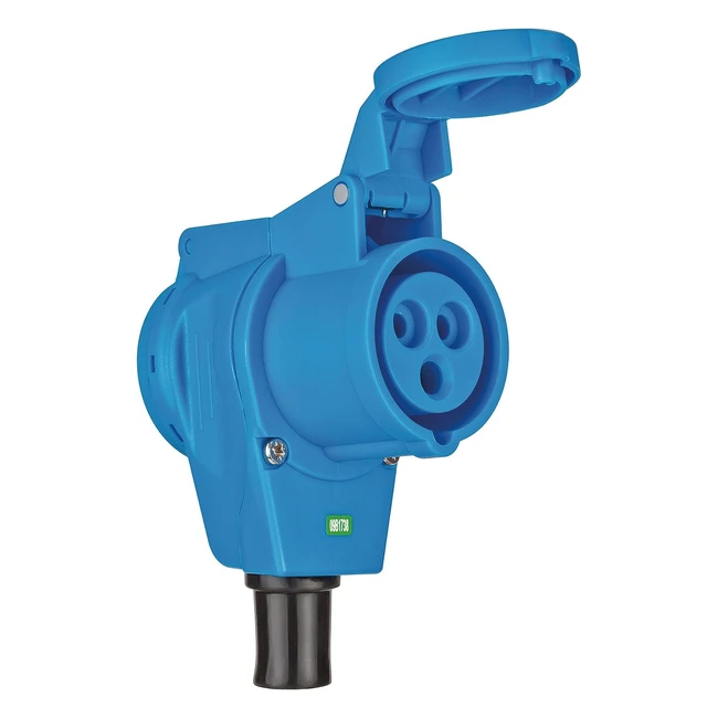 Giunto angolare Brennenstuhl 1080980, blu, per riparazione e collegamento cavi