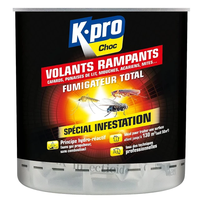 Fumigateur Total Kapo - limine tous les insectes - Effet radical et longue dur