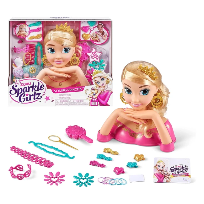 Tte  coiffer Zuru Sparkle Girlz avec Nail Art - Pour 3 ans et plus