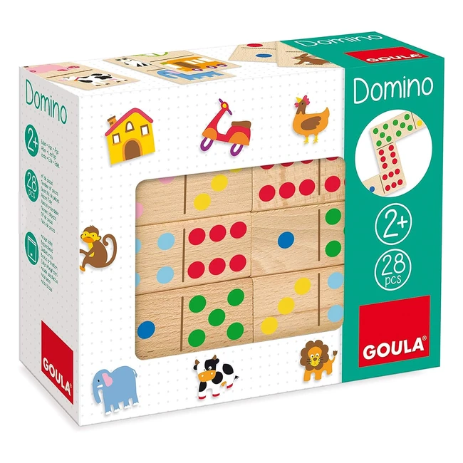 Juego educativo Goula Domin Topycolor para niños de 2 años