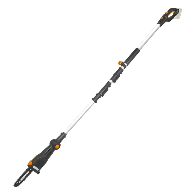 Sierra de Cadena Worx WG349E9, Negro, 20 cm - Ligera y Fácil de Usar