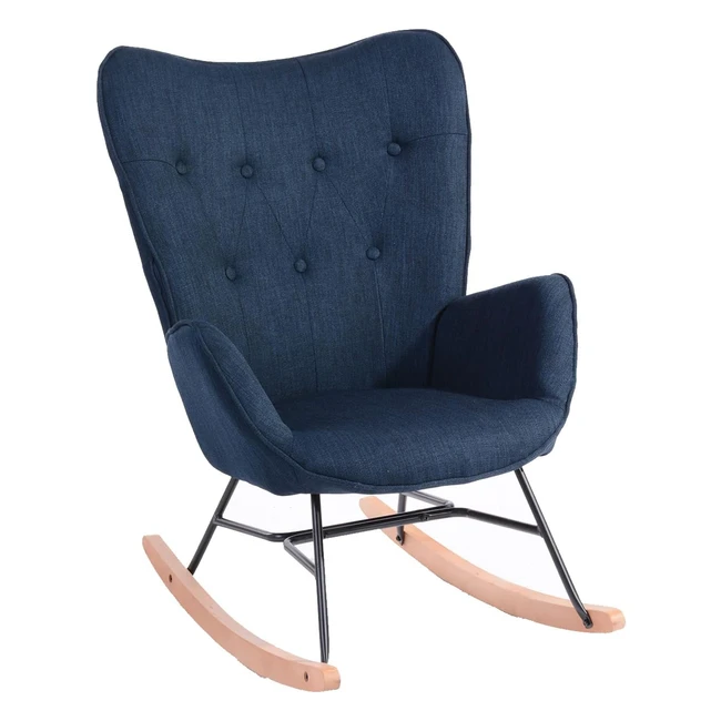 Sedia a Dondolo Moderna Relax - Comfort e Stile - 71x85x97cm