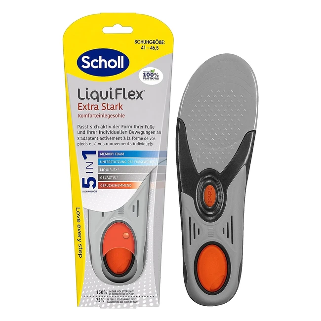 Scholl Liquiflex Comfort Einlegesohlen Extra Support Gre L 59 Bessere Stod