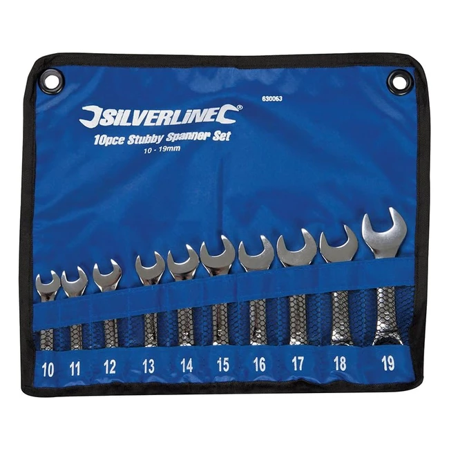 Chiavi ad Anellofisse Corte Silverline 630063 - Set da 10 Pezzi